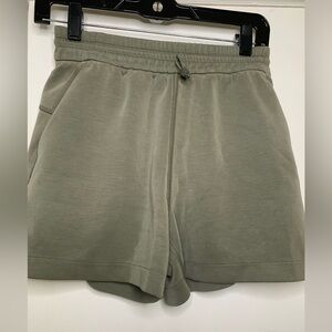 lululemon Olive Green Soft Stream Shorts